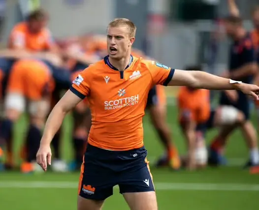 Freddie Owsley, professional rugby union player, in action